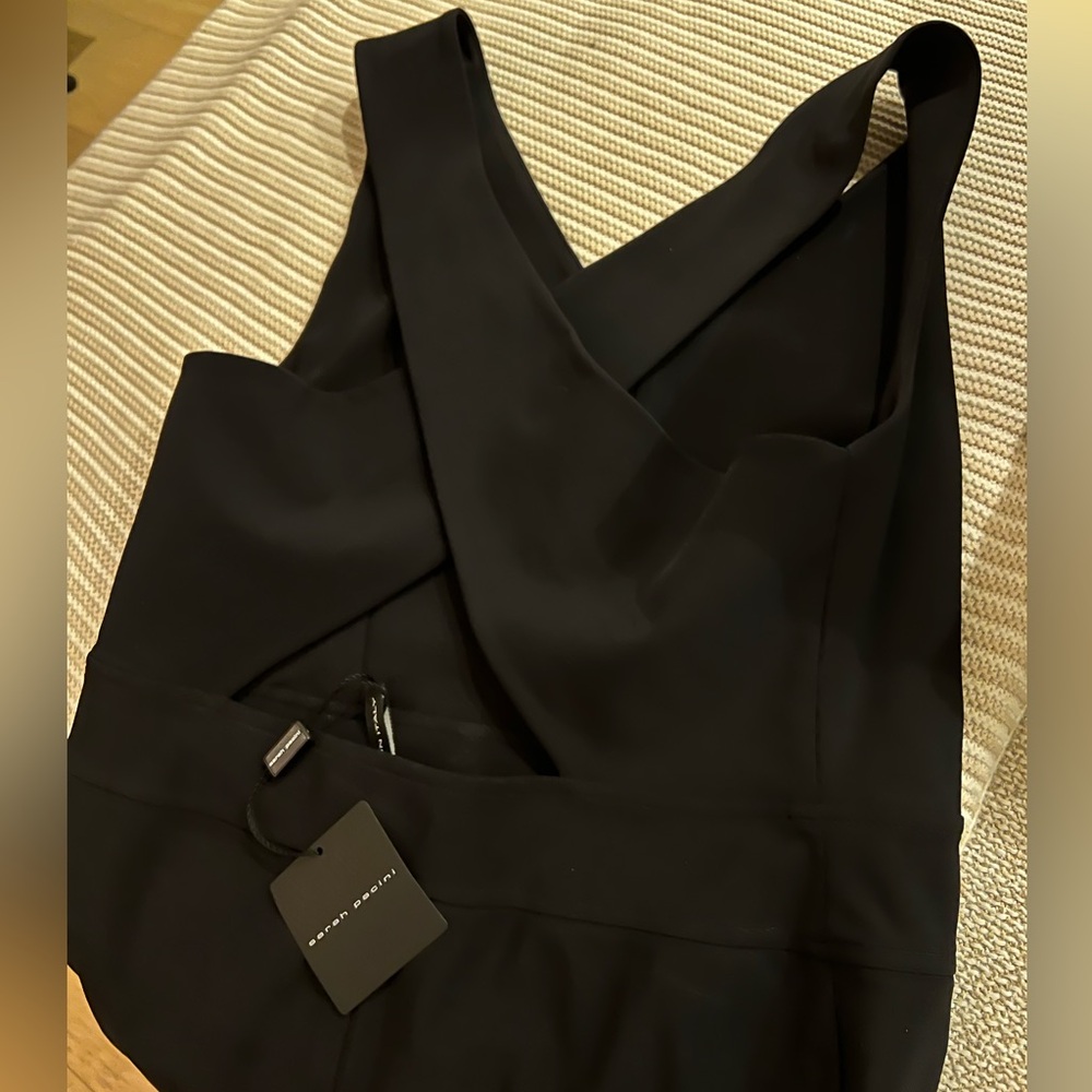Sarah Pacini cross-back dress